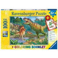 Puzzle Ravensburger Welt der Dinosaurier 100 Teile XXL Colouring Booklet von Ravensburger