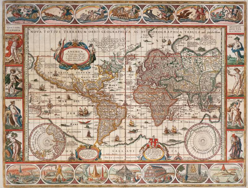 Ravensburger Weltkarte um 1650 - 2000 2000 Teile Puzzle Ravensburger-16633 von Ravensburger