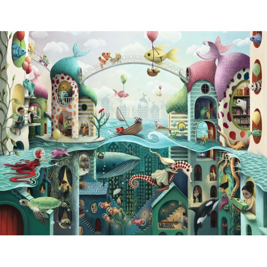 Ravensburger Wenn Fische Laufen Könnten 2000 Teile Puzzle Ravensburger-16823 Ravensburger Wenn Fische Laufen Könnten 2000 Teile Puzzle Ravensburger-16823 von Ravensburger