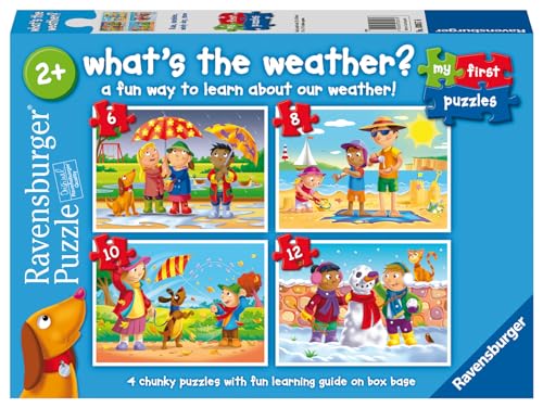 Ravensburger What's The Weather – Meine ersten Puzzles für Kinder ab 2 Jahren – 2, 3, 4 und 5 Teile – Lernspielzeug für Kleinkinder Ravensburger What's The Weather – Meine ersten Puzzles für Kinder ab 2 Jahren – 2, 3, 4 und 5 Teile – Lernspielzeug für Kleinkinder von Ravensburger