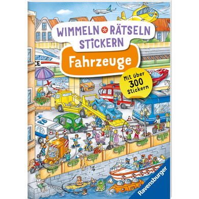 Ravensburger Wimmeln, Rätseln, Stickern: Fahrzeuge Ravensburger Wimmeln, Rätseln, Stickern: Fahrzeuge von Ravensburger