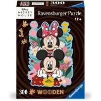 Ravensburger - Wooden Puzzle - Disney Mickey & Minnie, 300 Teile von Ravensburger