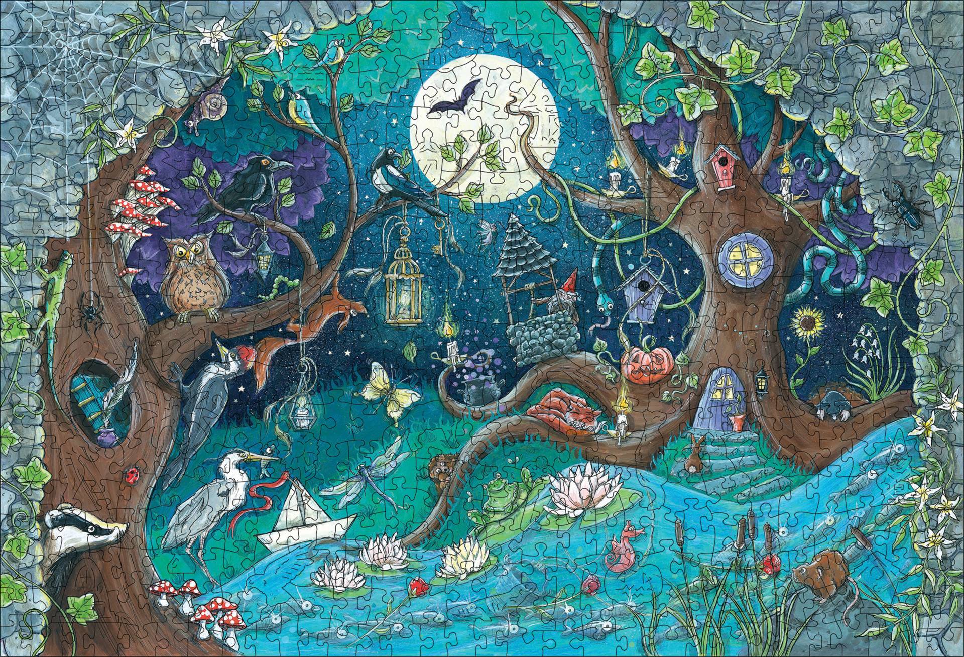 Ravensburger Wooden Puzzle - Forest 500 Teile Puzzle Ravensburger-17516 Ravensburger Wooden Puzzle - Forest 500 Teile Puzzle Ravensburger-17516 von Ravensburger