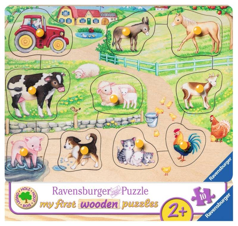 Ravensburger Wooden Puzzle - My First Wooden Puzzles 10 Teile Puzzle Ravensburger-03689 Ravensburger Wooden Puzzle - My First Wooden Puzzles 10 Teile Puzzle Ravensburger-03689 von Ravensburger