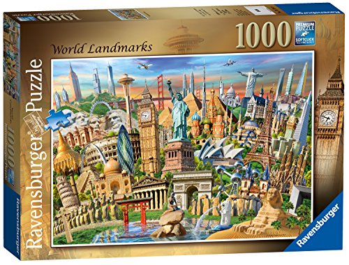 Ravensburger World Landmarks Puzzle, Sehenswürdigkeiten aus der ganzen Welt, 1000 Teile von Ravensburger
