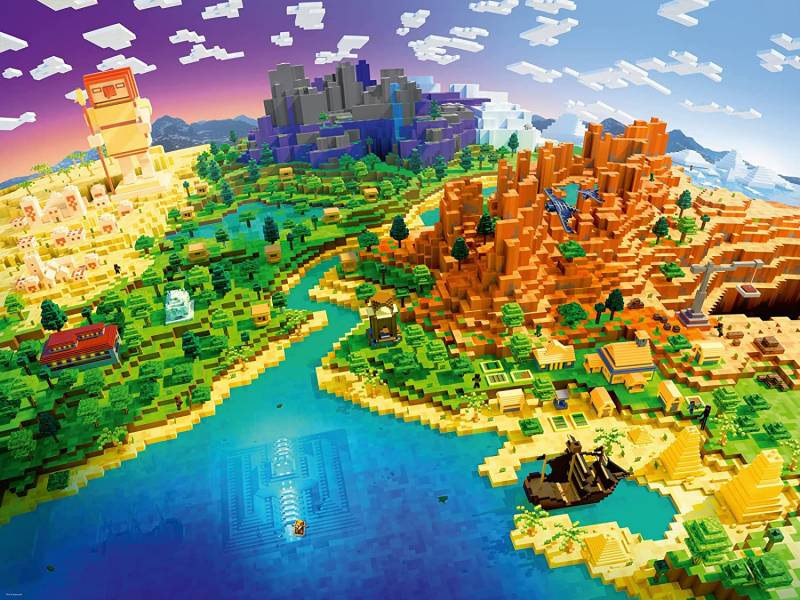 Ravensburger World of Minecraft 1500 Teile Puzzle Ravensburger-00433 von Ravensburger