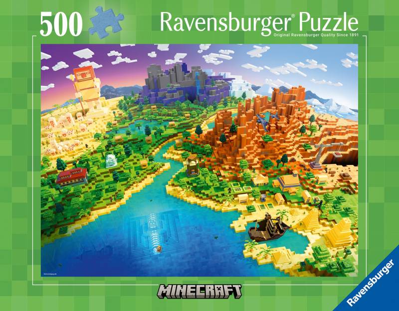 Ravensburger World of Minecraft Puzzle 500 Teile von Ravensburger