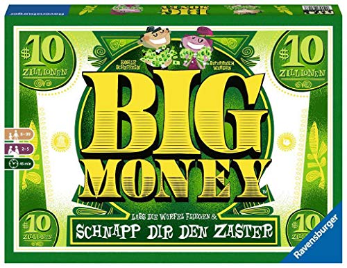 Ravensburger Würfelspiel Big Money, Abwechslungsreiches Spiel für Erwachsene und Kinder ab 8 Jahren, Ideal für Spieleabende mit Freunden oder der Familie von Ravensburger Spiele