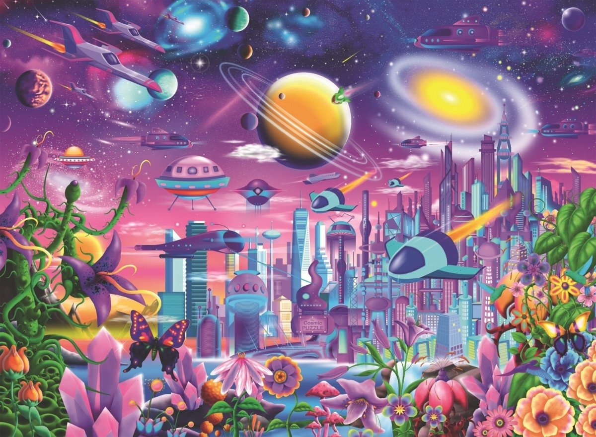 Ravensburger XXL Teile - Cosmic City 200 Teile Puzzle Ravensburger-13291 Ravensburger XXL Teile - Cosmic City 200 Teile Puzzle Ravensburger-13291 von Ravensburger