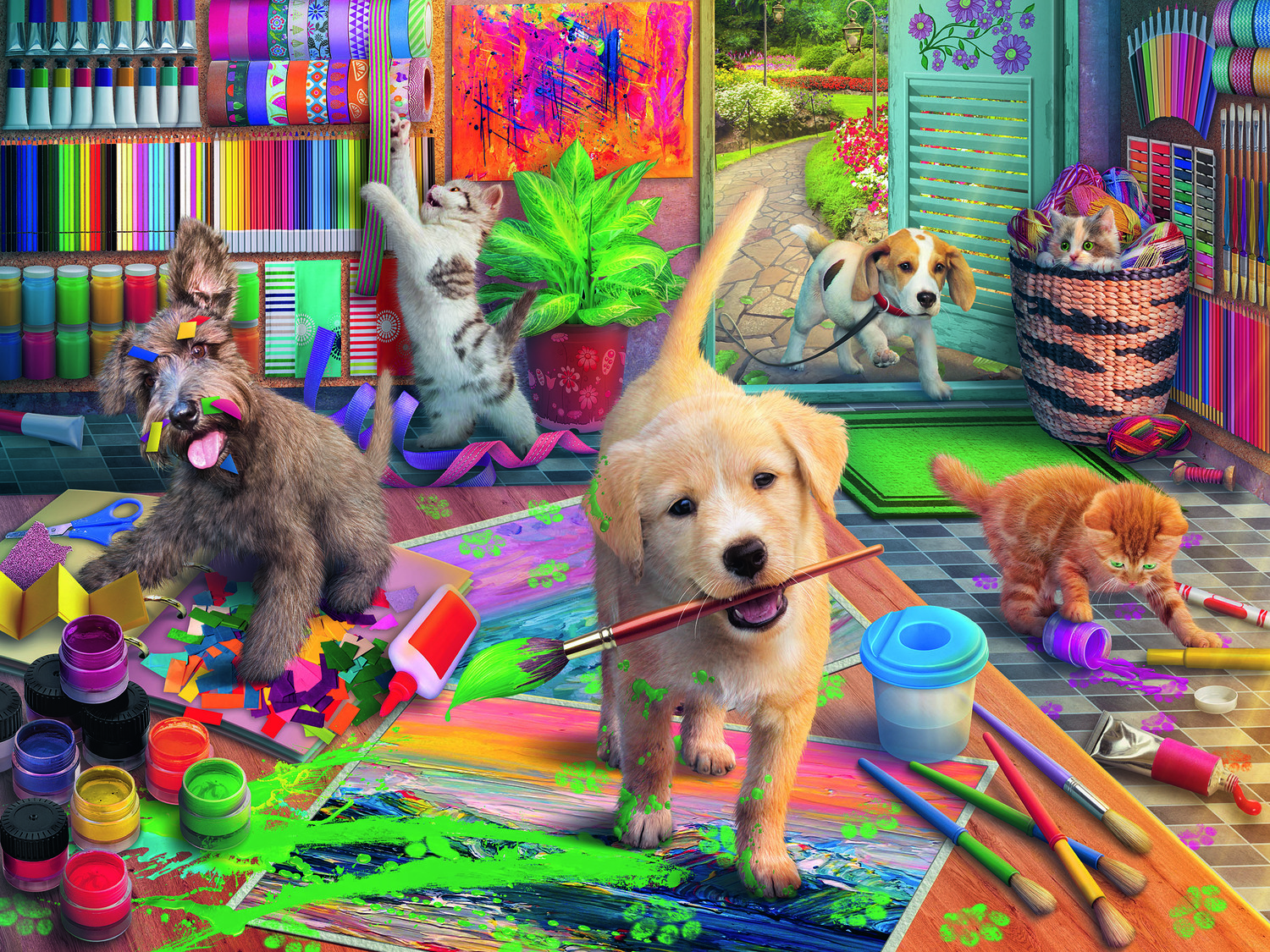 Ravensburger XXL Teile - Cute Crafters 750 Teile Puzzle Ravensburger-16801 Ravensburger XXL Teile - Cute Crafters 750 Teile Puzzle Ravensburger-16801 von Ravensburger