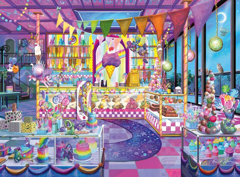 Ravensburger XXL Teile - Der Eisladen 150 Teile Puzzle Ravensburger-13413 von Ravensburger