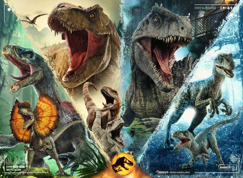 Ravensburger XXL Teile - Dino Jurassic World 100 Teile Puzzle Ravensburger-13341 von Ravensburger