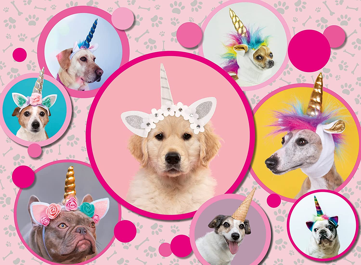 Ravensburger XXL Teile - Knuffige Einhorn-Hunde 300 Teile Puzzle Ravensburger-13297 Ravensburger XXL Teile - Knuffige Einhorn-Hunde 300 Teile Puzzle Ravensburger-13297 von Ravensburger
