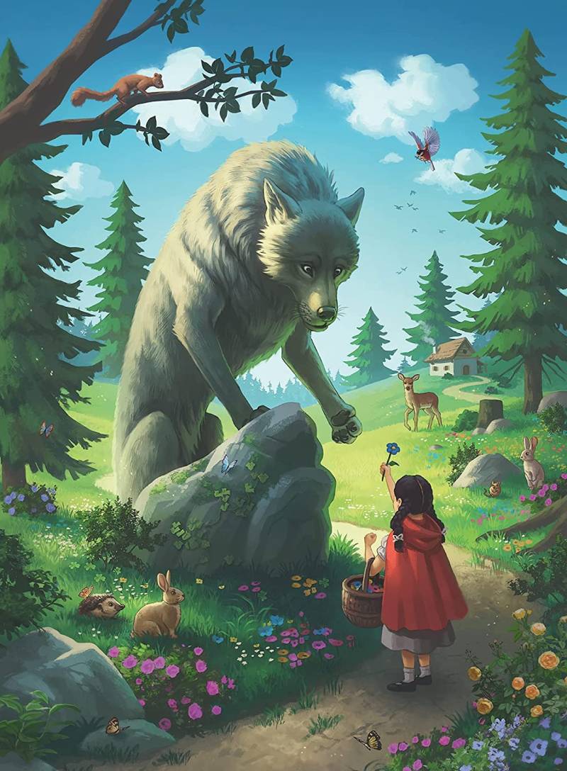 Ravensburger XXL Teile - Little Red Riding Hood 100 Teile Puzzle Ravensburger-12988 von Ravensburger