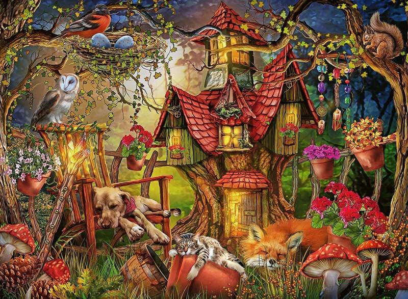 Ravensburger XXL Teile - The Forest House 200 Teile Puzzle Ravensburger-12951 von Ravensburger