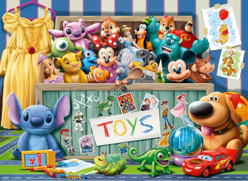 Ravensburger XXL Teile - Zauberhafte Spielzeugtruhe - Disney ixar 100 Teile Puzzle Ravensburger-04203 von Ravensburger