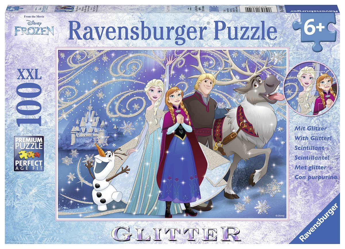 Ravensburger XXL Teile: Frozen - Die Eiskönigin, Glitzernder Schnee 100 Teile Puzzle Ravensburger-13610 Ravensburger XXL Teile: Frozen - Die Eiskönigin, Glitzernder Schnee 100 Teile Puzzle Ravensburger-13610 von Ravensburger