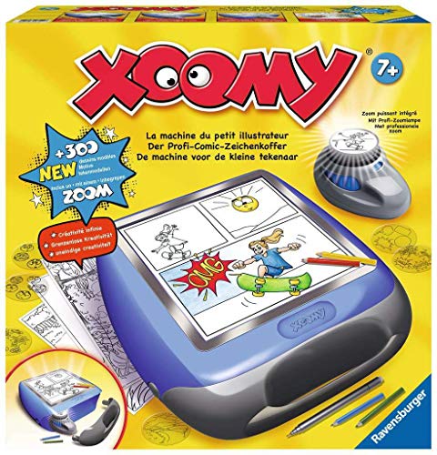 Ravensburger Xoomy 18111 - Comics zeichnen lernen, Kreatives Zeichnen und Malen für Kinder ab 7 Jahren, Zeichenset mit über 300 Motiven im praktischen Zeichenkoffer von Ravensburger