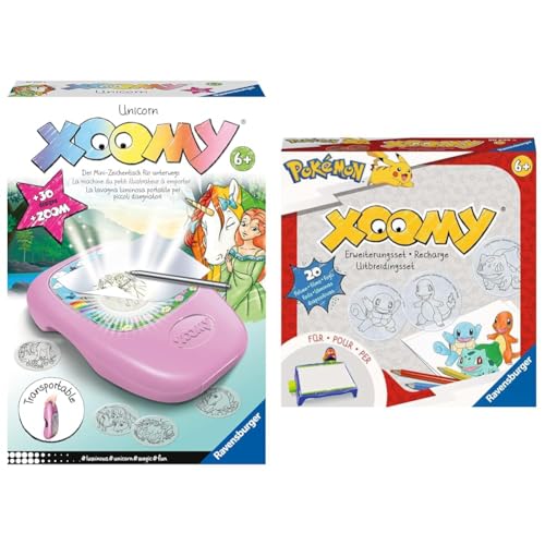 Ravensburger Xoomy Midi Unicorn 23534 - Zauberhafte Einhörner zeichnen Lernen & Xoomy Erweiterungsset Pokémon 20239 - Erweiterungsset für den Xoomy Midi oder Maxi Ravensburger Xoomy Midi Unicorn 23534 - Zauberhafte Einhörner zeichnen Lernen & Xoomy Erweiterungsset Pokémon 20239 - Erweiterungsset für den Xoomy Midi oder Maxi von Ravensburger