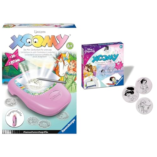 Ravensburger Xoomy Midi Unicorn 23534 & Xoomy Erweiterungsset Disney Princess 23535 - Erweiterungsset für den Xoomy Midi oder Maxi, Xoomy Erweiterung mit 20 neuen Motiven Ravensburger Xoomy Midi Unicorn 23534 & Xoomy Erweiterungsset Disney Princess 23535 - Erweiterungsset für den Xoomy Midi oder Maxi, Xoomy Erweiterung mit 20 neuen Motiven von Ravensburger