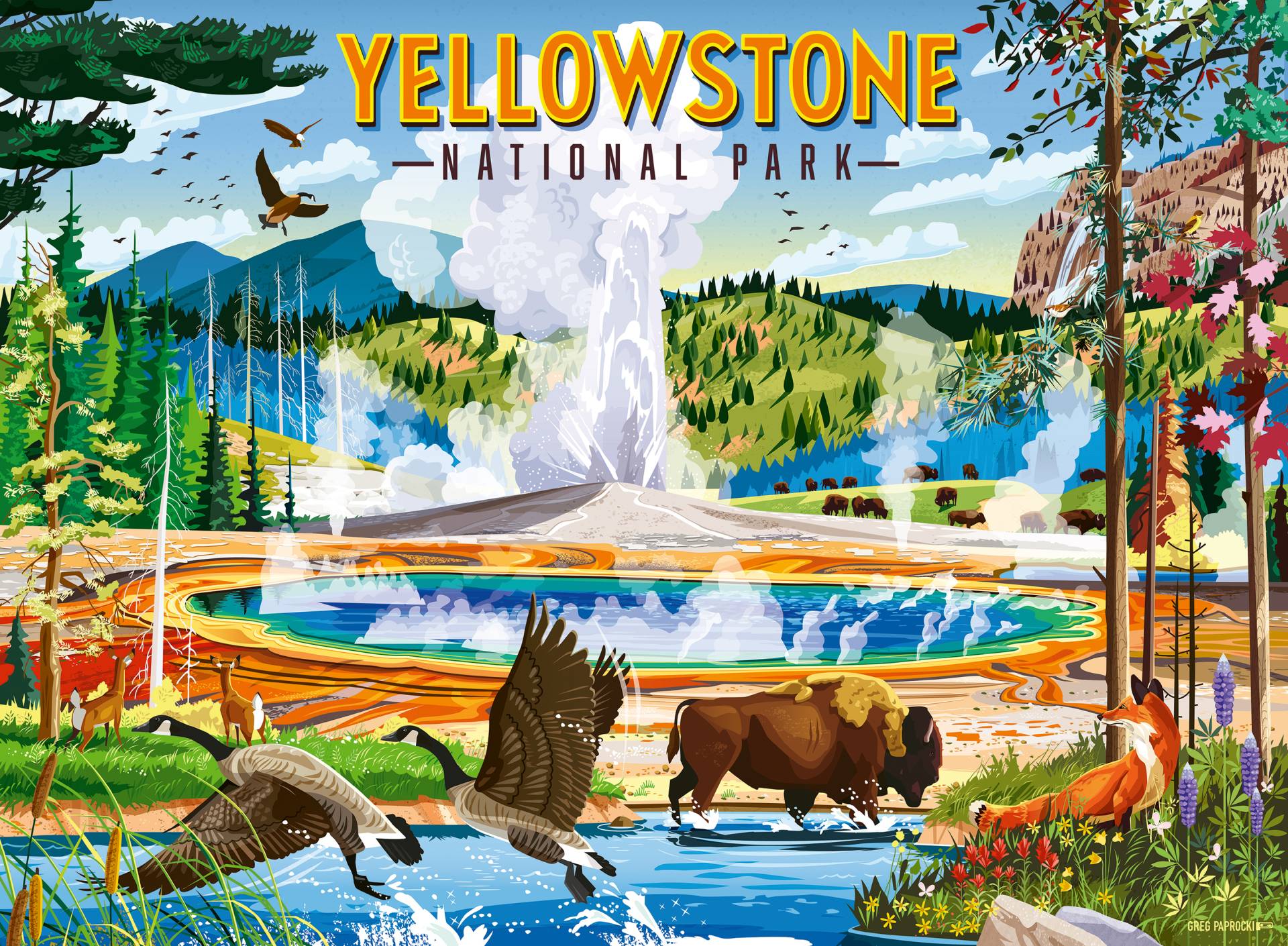 Ravensburger Yellowstone National Park 500 Teile Puzzle Ravensburger-01720 Ravensburger Yellowstone National Park 500 Teile Puzzle Ravensburger-01720 von Ravensburger