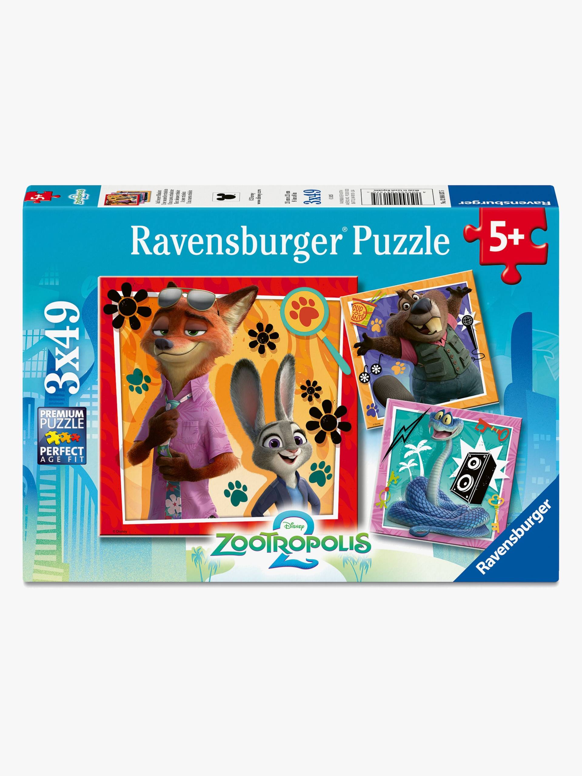 Ravensburger Zootopia 2 Puzzles 3-in-1 von Ravensburger