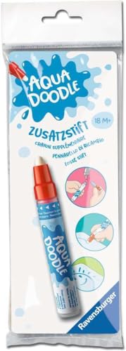 Ravensburger 4185 Aquadoodle Zusatzstift - Zubehör für Aquadoodle-Malsets, fleckenfreies erstes Malen mit Wasser für Kinder ab 18 Monaten Ravensburger 4185 Aquadoodle Zusatzstift - Zubehör für Aquadoodle-Malsets, fleckenfreies erstes Malen mit Wasser für Kinder ab 18 Monaten von Ravensburger