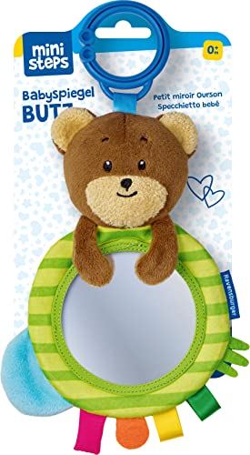 Ravensburger ministeps 4576 Babyspiegel Butz, Greifling mit Spiegel, Rassel und Spielelementen, Baby Spielzeug ab 0 Monate Ravensburger ministeps 4576 Babyspiegel Butz, Greifling mit Spiegel, Rassel und Spielelementen, Baby Spielzeug ab 0 Monate von Ravensburger
