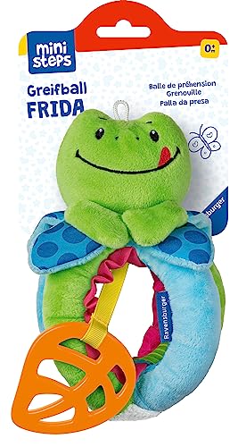 Ravensburger ministeps 4578 Greifball Frida, weicher Greifling aus Plüsch, mit Glöckchen und Beißring, Baby Spielzeug ab 0 Monate Ravensburger ministeps 4578 Greifball Frida, weicher Greifling aus Plüsch, mit Glöckchen und Beißring, Baby Spielzeug ab 0 Monate von Ravensburger