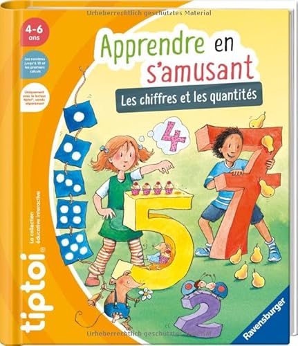Ravensburger - tiptoi® – Interaktives Buch – Lernen mit Spaß – Zahlen und Mengen – elektronisches Lernspiel, ohne Display – ab 4 Jahren – französische Version – 13099049 von Ravensburger