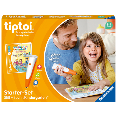 Ravensburger tiptoi® Starter-Set: Stift und Wörter-Bilderbuch Kindergarten von Ravensburger