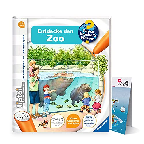 Ravensburger tiptoi ® Buch | Entdecke den Zoo + Kinder Tier-Weltkarte - Länder, Tiere, Kontinente von Ravensburger