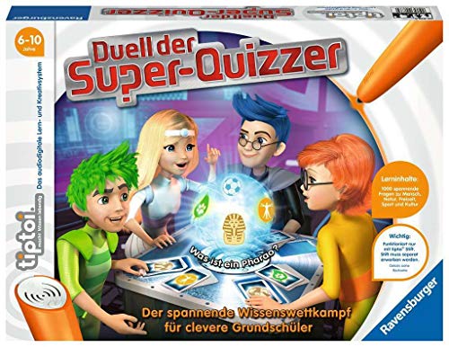Ravensburger tiptoi 00833 - "Duell der Super-Quizzer" / Spiel von Ravensburger ab 6 Jahren / Der spannende Wissenswettkampf für clevere Grundschüler von Ravensburger tiptoi