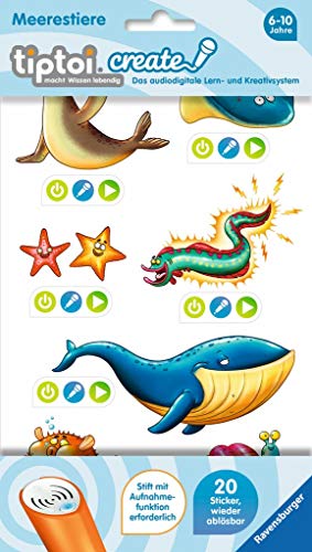 Ravensburger tiptoi 00909 Stickerbögen, Mehrfarbig Ravensburger tiptoi 00909 Stickerbögen, Mehrfarbig von Ravensburger