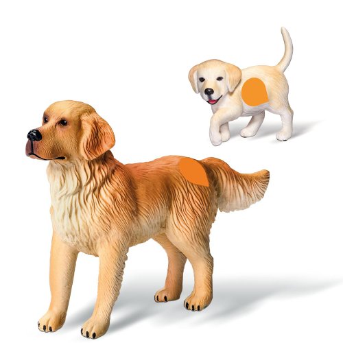 Ravensburger tiptoi 2-teiliges Set Spielfiguren Golden Retriever Hundefamilie mit Rüde & Welpe von Ravensburger