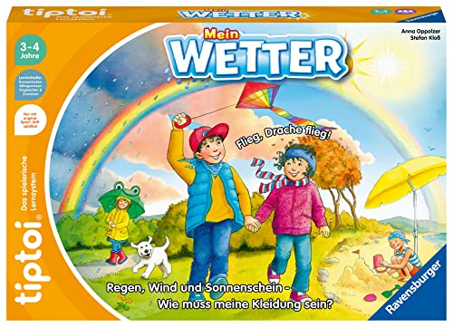 Ravensburger tiptoi Spiel 00118 Mein Wetter Lernspiel von Ravensburger ab 3 Jahren für 1-4 Spieler von Ravensburger tiptoi