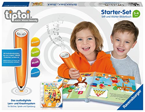 Ravensburger tiptoi Starter-Set 00806: Stift und Wörter-Bilderbuch - Lernsystem für Kinder ab 3 Jahren von Ravensburger