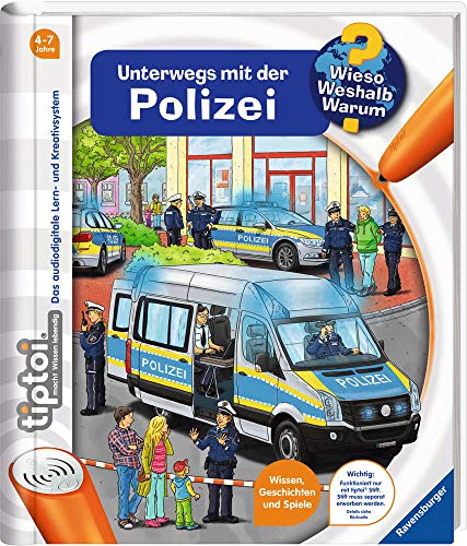 Ravensburger tiptoi Wieso? Weshalb? Warum? Unterwegs mit der Polizei Lernbuch von Ravensburger