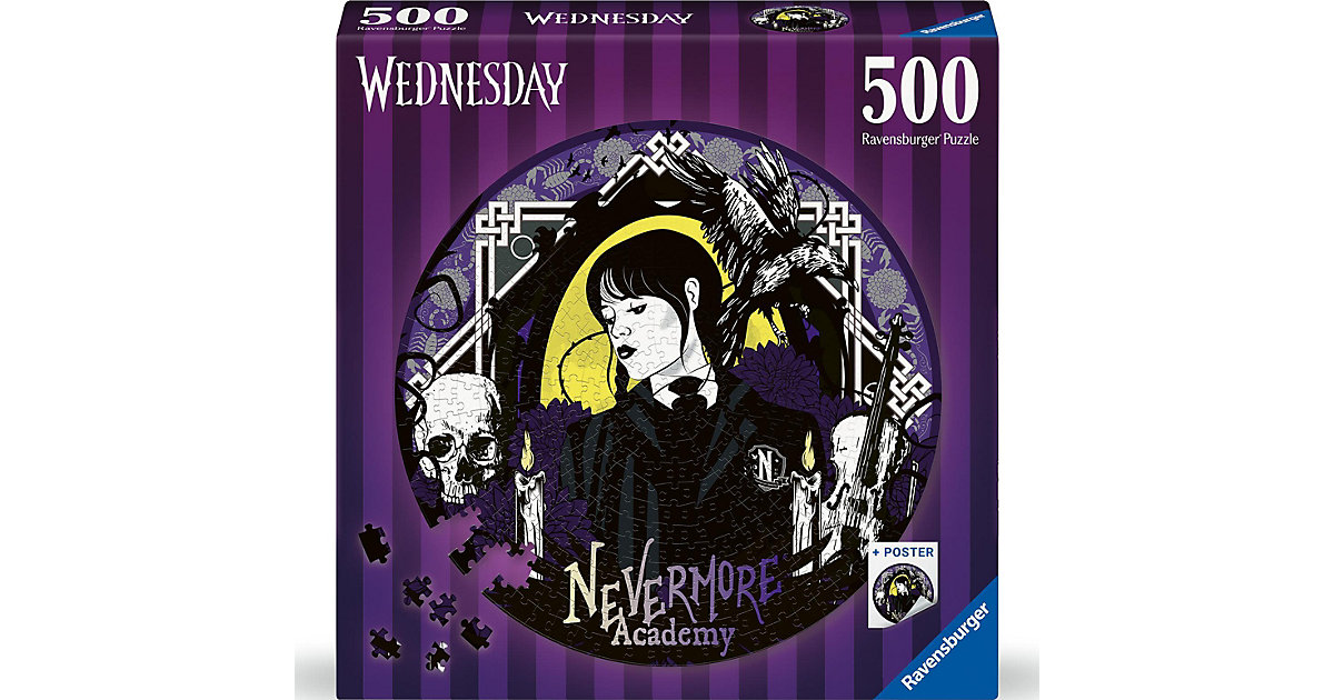 Rundpuzzle Wednesday, 500 Teile Rundpuzzle Wednesday, 500 Teile von Ravensburger
