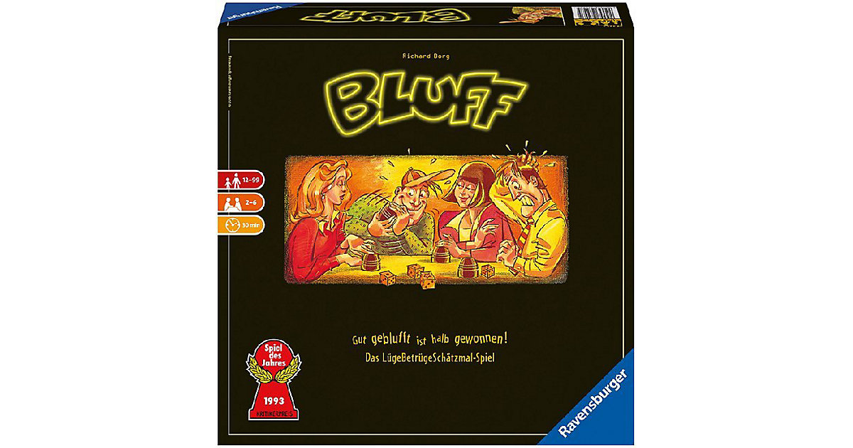 SPIEL DES JAHRES 1993 - Bluff von Ravensburger