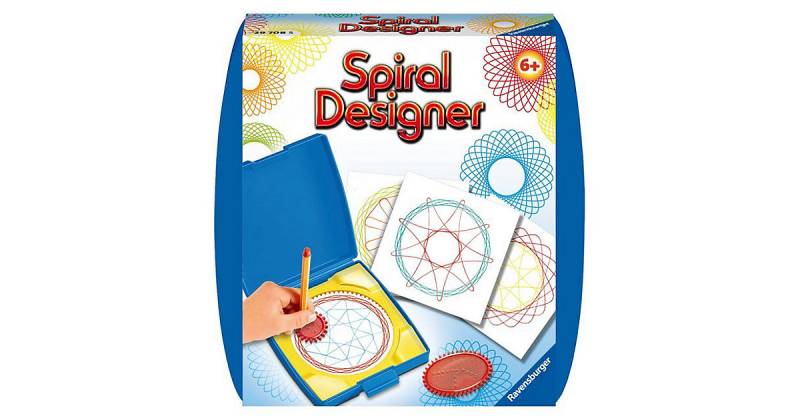 Spiral-Designer Mini, mit 2 Zahnrädern blau von Ravensburger