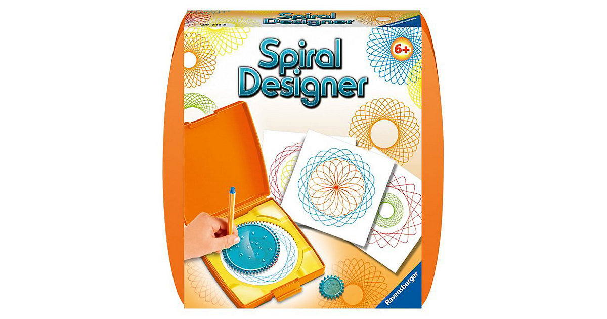 Spiral-Designer Mini, mit 2 Zahnrädern orange von Ravensburger