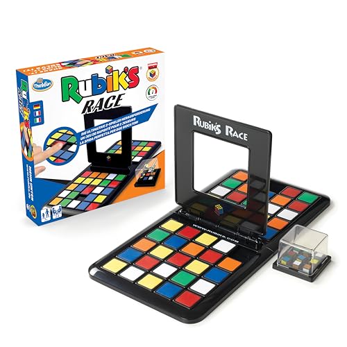 ThinkFun - 76399 - Rubik's Race - Die Herausforderung für Fans des original Rubik's Cubes, temporeiches Spiel für 2 Spieler, Denkspiel für Erwachsene und Kinder ab 7 Jahren von Ravensburger
