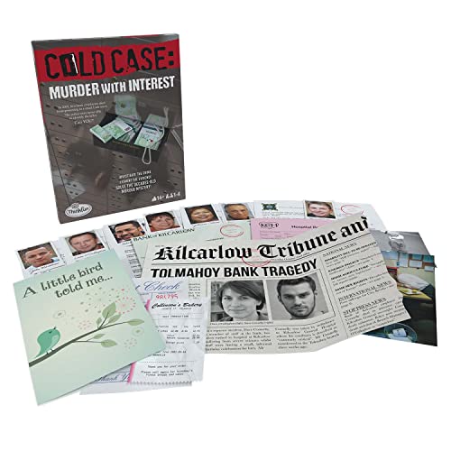 ThinkFun Cold Case: Mord mit Interesse - EIN Mord-Geheimnisspiel in Einer Box ab 14 Jahren von ThinkFun