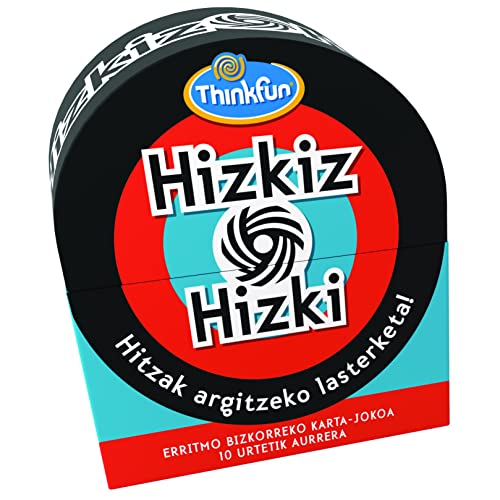 ThinkFun - Hizkiz Hizki - Buchstabe zu Baskischer Buchstabe, Kartenspiele, Wörter und Sprachkenntnisse, Baskische Version, Alter 10+ Jahre ThinkFun - Hizkiz Hizki - Buchstabe zu Baskischer Buchstabe, Kartenspiele, Wörter und Sprachkenntnisse, Baskische Version, Alter 10+ Jahre von ThinkFun