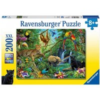 Puzzle Ravensburger Tiere im Dschungel 200 Teile XXL von Ravensburger Verlag GmbH