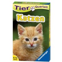 Tierquartett Katzen - Kartenspiel ab 4 Jahre von Ravensburger Verlag GmbH