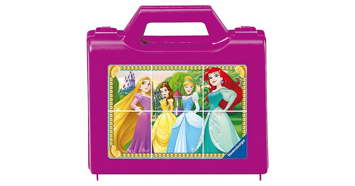 Würfel-Puzzle 6 Teile, 6 Motive, inkl. Koffer, Funkelnde Prinzessinnen Würfel-Puzzle 6 Teile, 6 Motive, inkl. Koffer, Funkelnde Prinzessinnen von Ravensburger