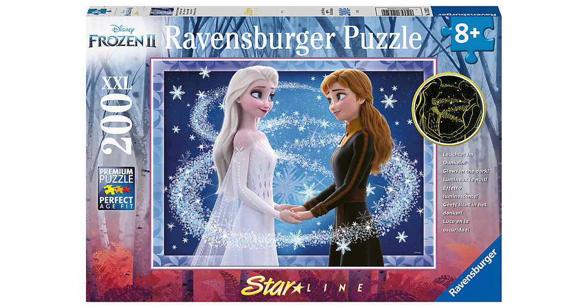XXL-Puzzle Disney Die Eiskönigin Bezaubernde Schwestern, 200 Teile von Ravensburger