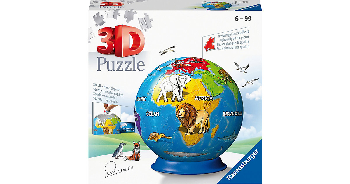 puzzleball® Ø13 cm, 72 Teile , Kindererde von Ravensburger